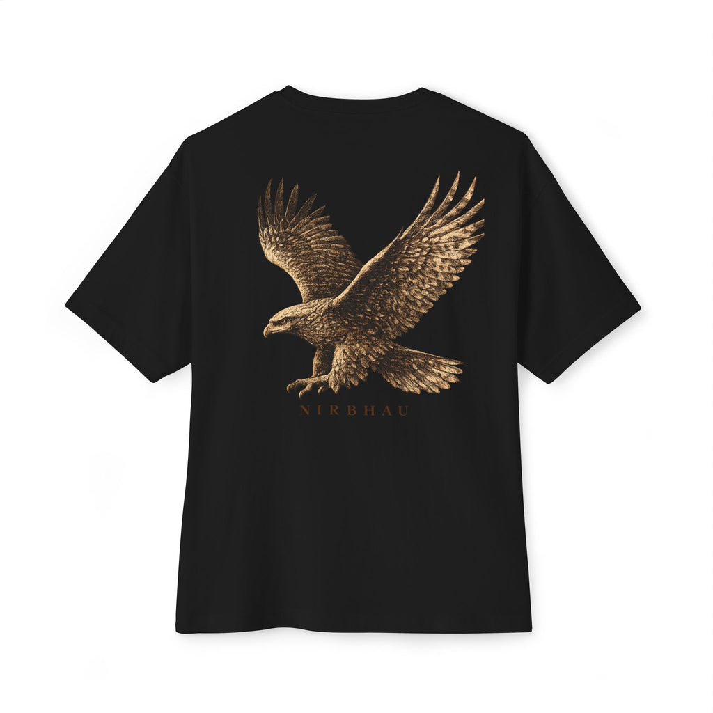 Fauj Eagle – Nirbhau Boxy Tee | Sikh Streetwear